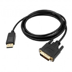 DisplayPort DP to DVI Cable Male to Male Display Port to DVI Connection Adapter 1080P HD for HDTV PC Laptop Projector